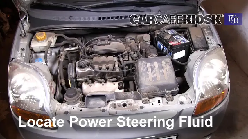 2005 Chevrolet Spark LS 0.8L 3 Cyl. Power Steering Fluid Check Fluid Level